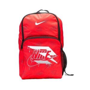 NWT Nike 3 Brand Graphic Print Backpack – Red – One Size (30L)